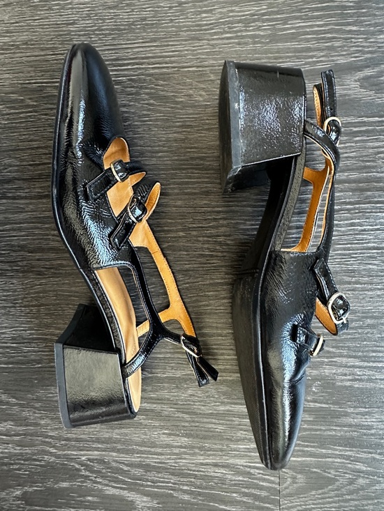 Sezane Paula Babies in Black Patent Leather - Picture 5 of 7